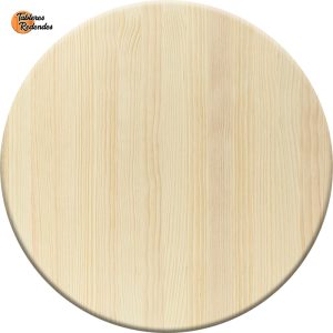 Círculo de tablero alistonado de pino macizo