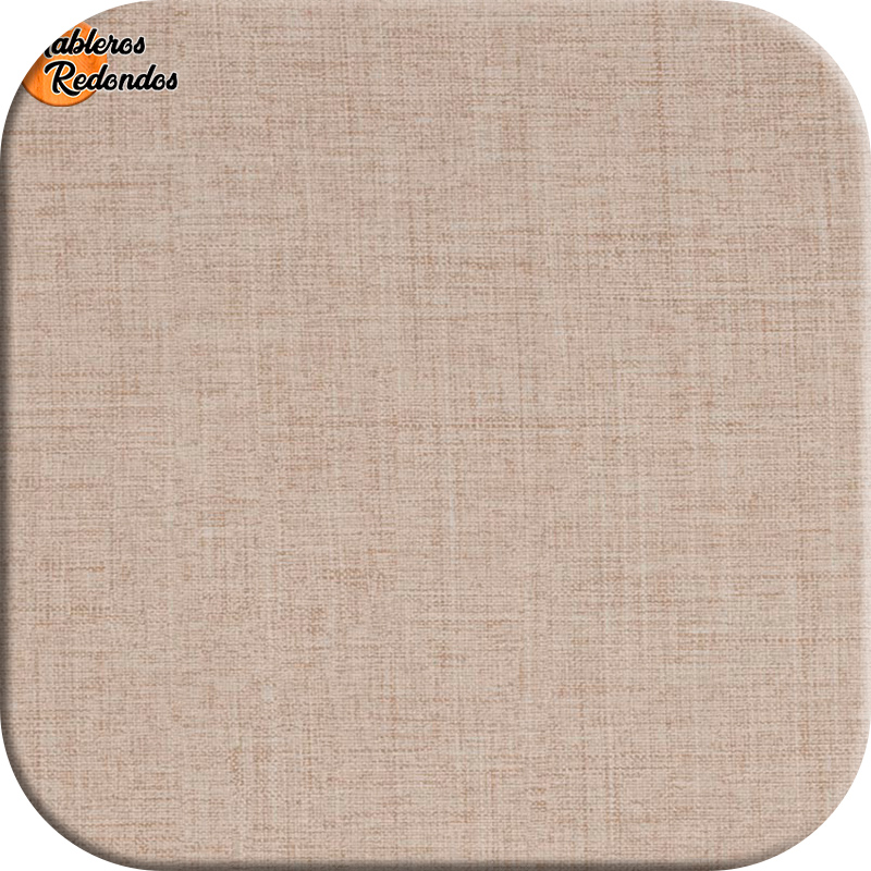 Tablero de Melamina Twister Cottone con cuatro picos redondos