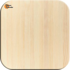 Tablero Pino Macizo Alistonado con cuatro picos redondos