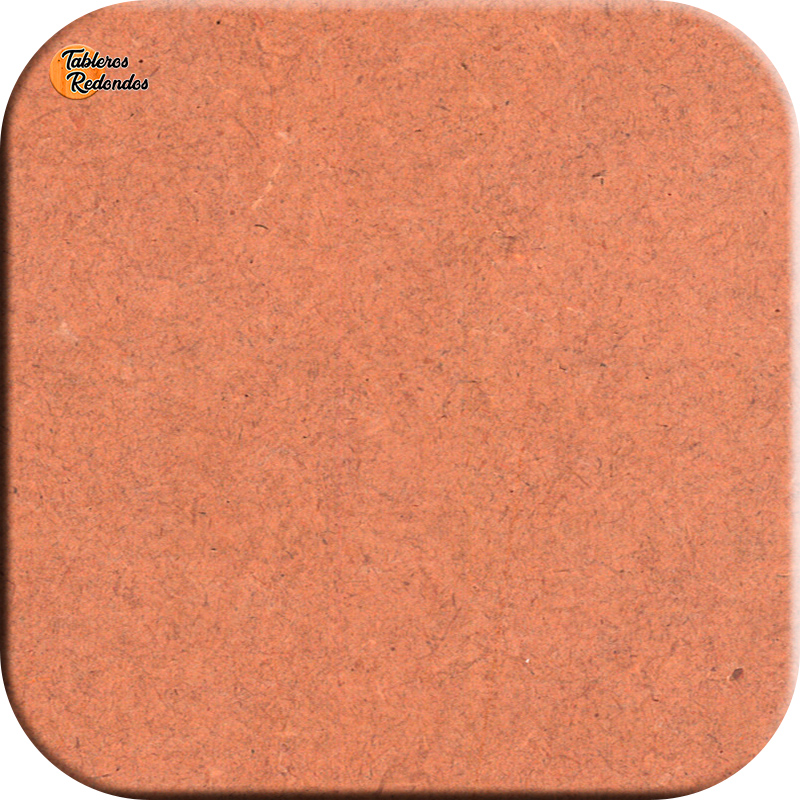 Tablero de DM o MDF con cuatro picos redondos