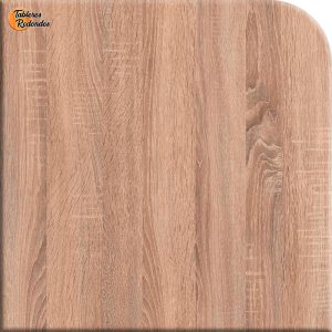 Tablero de Melamina Roble Vintage Cambrian con 1 pico redondo