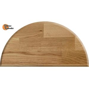 Semicírculo Madera de Roble Macizo