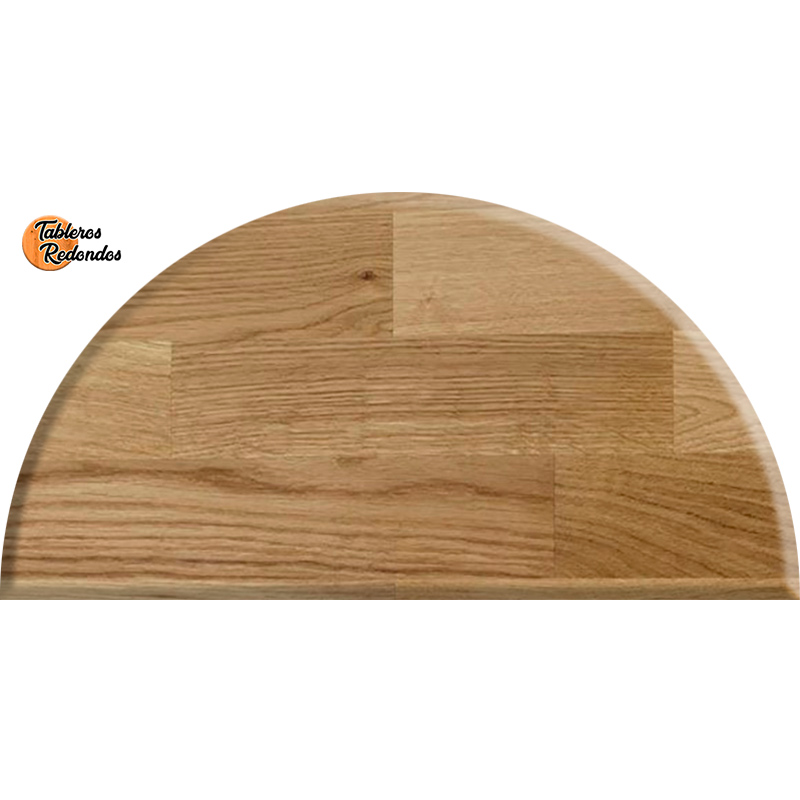 Semicírculo Madera de Roble Macizo