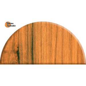 Tablero Semicircular de Melamina Roble Guadarrama Para Decoración