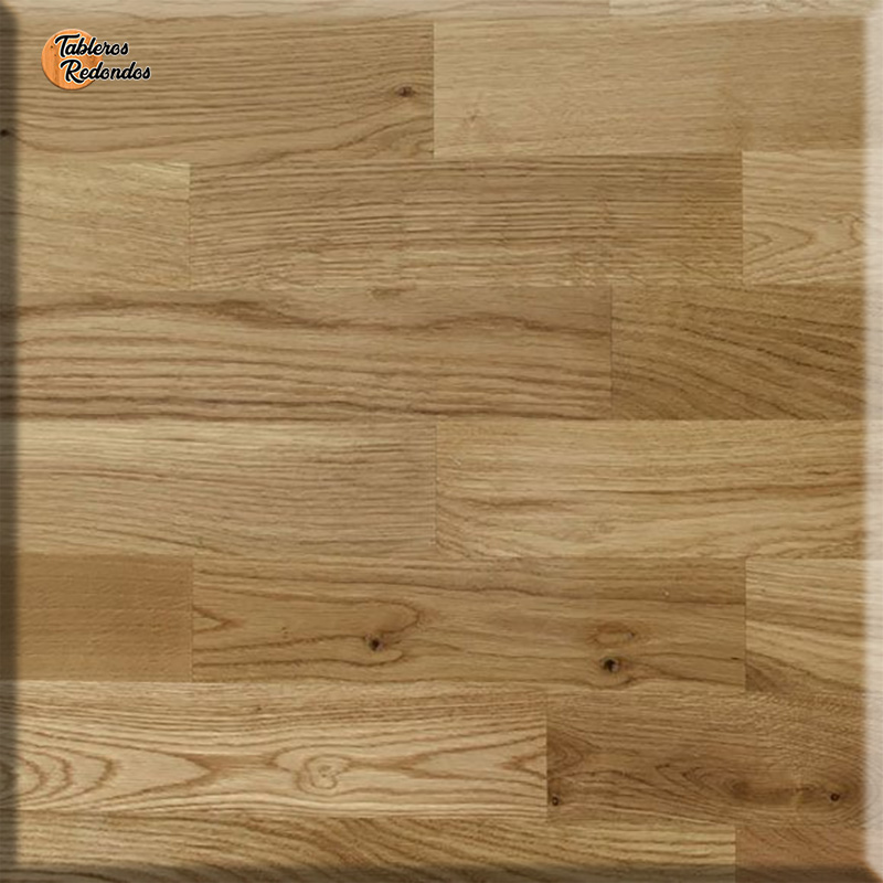 Tablero Alistonado de Roble Macizo para mesas y estanterías