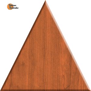 Tablero Triangular de Melamina Cerezo Duero
