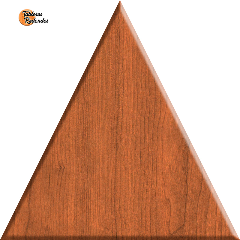 Tablero Triangular de Melamina Cerezo Duero