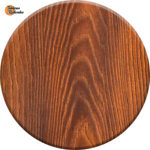 Tablero Redondo de Melamina Roble Brujas Para Mesas