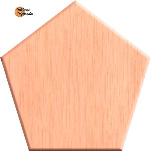 Pentágono de tablero contrachapado