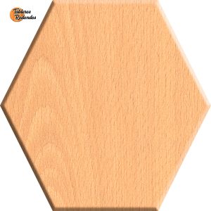 Tablero Hexagonal de Melamina de Haya Clara Cazorla