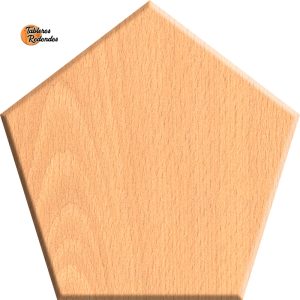 Tablero Pentagonal de Melamina de Haya Clara Cazorla
