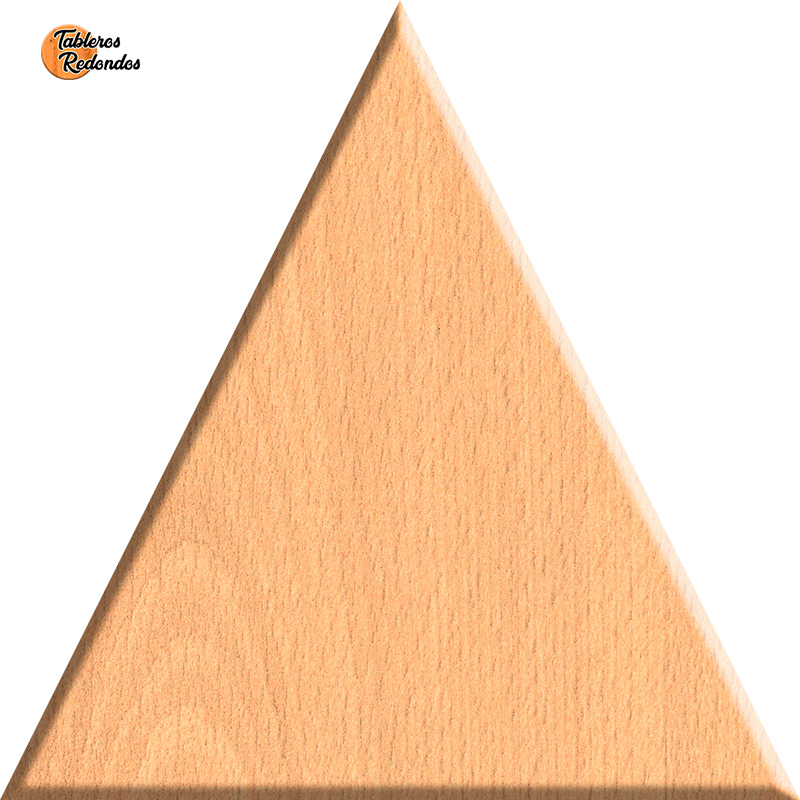 Tablero Triangular de Melamina de Haya Clara Cazorla