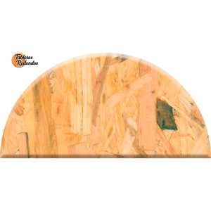 Semicírculo de Tablero OSB