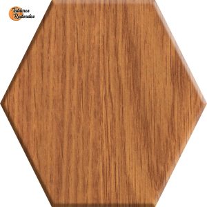 Tablero Hexagonal de Melamina de Roble Espuña