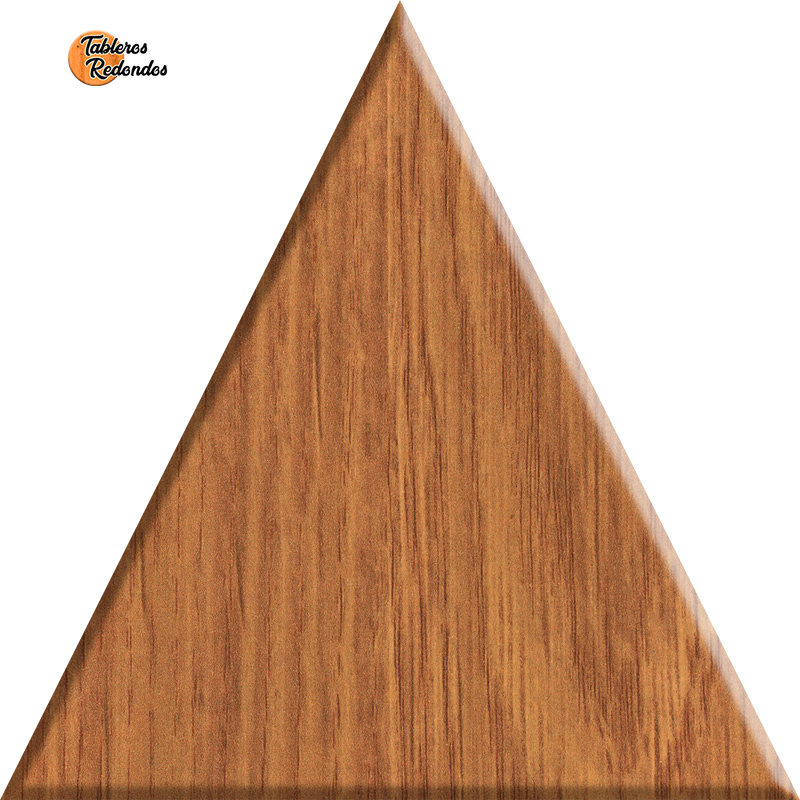 Tablero Triangular de Melamina de Roble Espuña