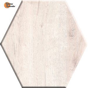 Hexágono de Melamina Roble Mozart