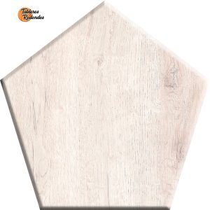 Pentágono de Melamina de Roble Mozart