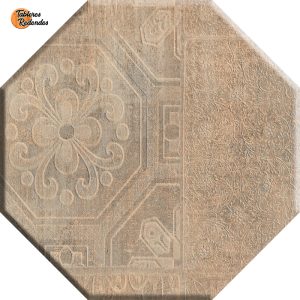 Tablero de Melamina Octogonal de Roble Samoa Vintage