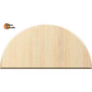 Semicírculo de Alistonado de Pino Macizo