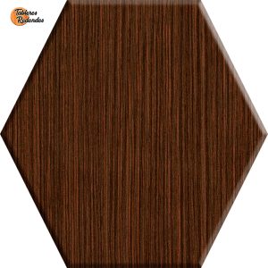 Hexágono de Melamina Wengue Mocca
