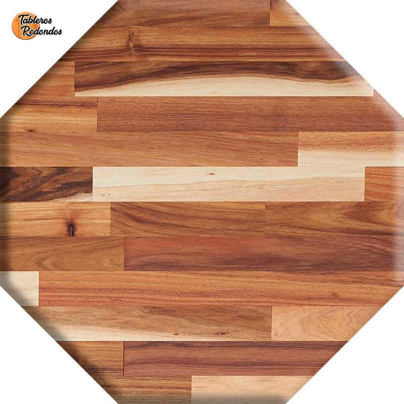 Tablero de Acacia Macizo con forma de octógono