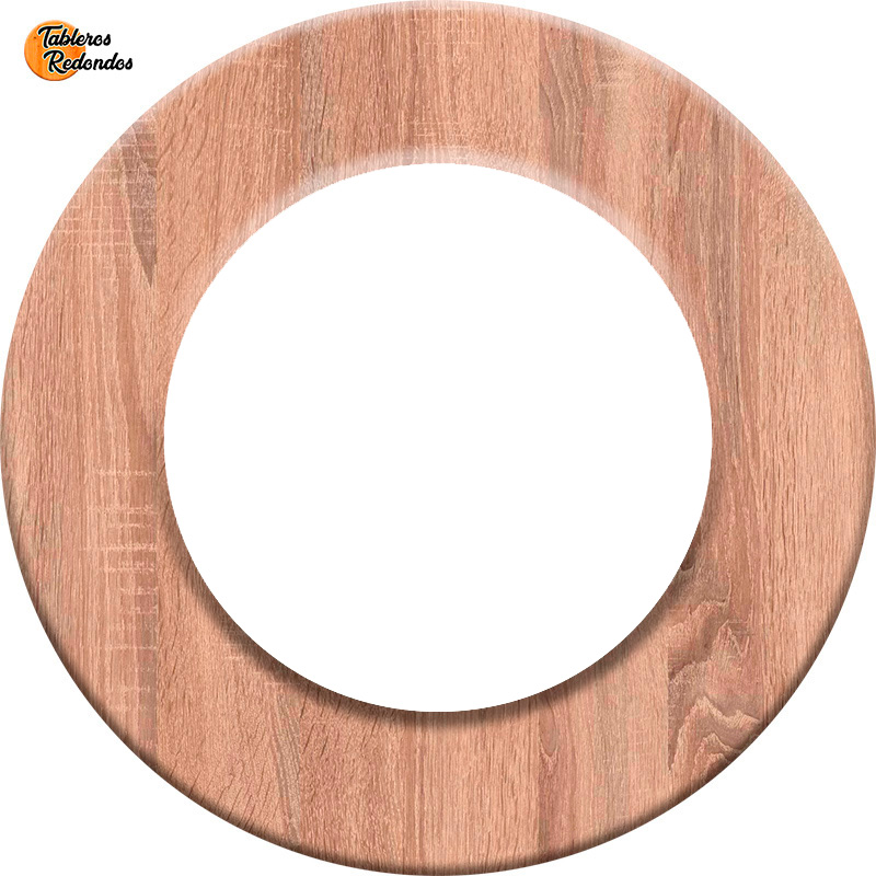 Corona Circular de Melamina de Roble Vintage Cambrian