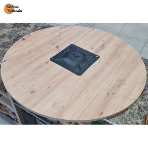 Acomplamiento de tablero de mesa a la placa superior