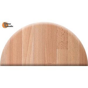 Semicírculo de madera de Haya Vaporizada Maciza