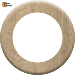 Corona Circular de tablero roble añejo