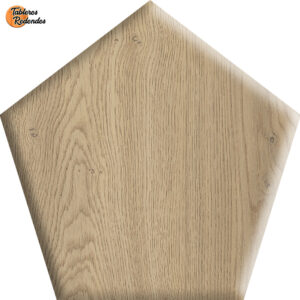 Pentágono de Tablero Roble Añejo