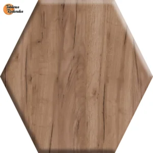 Hexágono de Melamina Tabaco